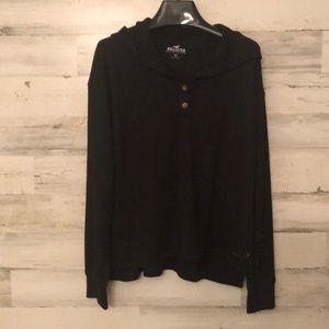 Hollister M waffle knit hoodie